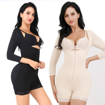 KKVVSS 31831 Hot Sales Women's Long Sleeve  Body Shaping Jumpsuit Tummy Control Shapewear