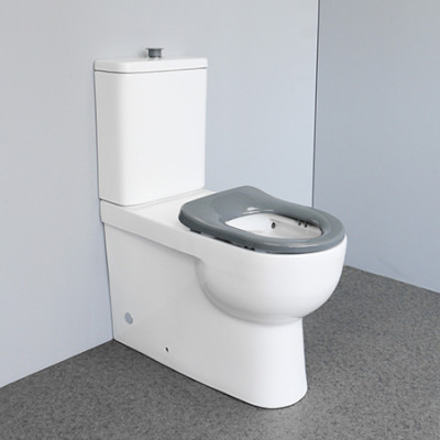 Стандартный 3 л / 4,5 л с водяным знаком двойного слива без ободка, двухкомпонентный туалет, керамический, отключенный