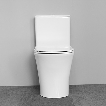 Dual-Flush australischen Standard Wasserzeichen P-Falle WC Bad Toilette zweiteilige Keramik Toilette randlose Toilette kleine Toilette Großhandel