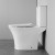 Двойной слив с водяным знаком австралийского стандарта P-trap wc Туалет для ванной комнаты, двухкомпонентный керамический унитаз, унитаз без оправы, маленький унитаз оптом