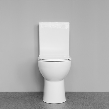 Watermark toilet dual flushing rimless white ceramic two piece toilet for bathroom