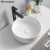 El baño de cerámica modificado para requisitos particulares aceptable del color blanco mate del estilo moderno frega el lavabo de la encimera