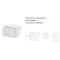 bathroom rectangle pan rimless wall hung toilet ceramic small size for hotel