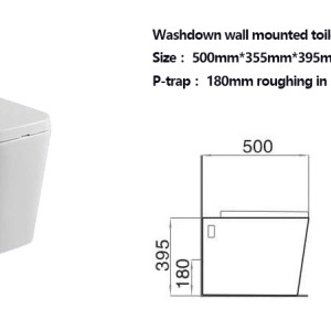 Keramik Toilette Schüssel WC Toiletten Chaozhou ohne WC Tank Washdown Chinesisch einteilige Toilette WC Toliet Großhandel