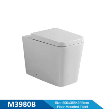 Ceramic toilet bowl without toilet tank washdown one piece toilet for hotel