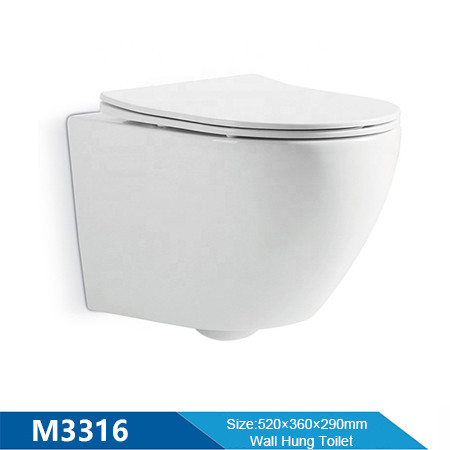 Bathroom product high quality chinese wall hung toilet rimless flush for bathroom