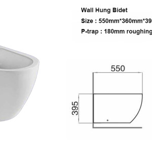 Высокое качество белое биде керамическое биде самоочищающееся настенное биде биде для ванной оптом туалет для отеля
