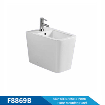 High Quality floor mounted bidet wholesale rectangular women bidet nozzle toilet for hotel