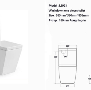 Zweiteilige Toilette P-Trap Toilette Doppelspülung zurück zur Wand Toilette randlose Toilette weiße Farbe Keramik WC australischen Standard Toiletten