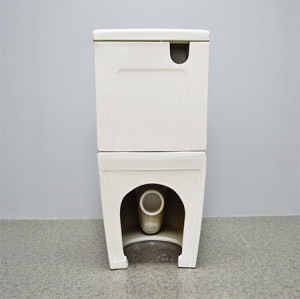 Inodoro estándar australiano flujo de descarga 3L / 4.5L inodoro de cerámica de color blanco volver a la pared baño inodoros de dos piezas al por mayor