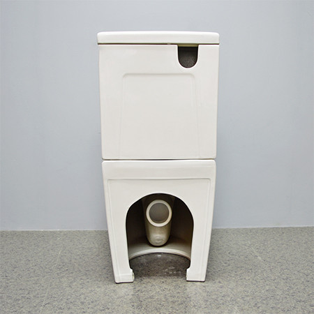 Inodoro estándar australiano flujo de descarga 3L / 4.5L inodoro de cerámica de color blanco volver a la pared baño inodoros de dos piezas al por mayor