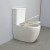 Гостиничный стиль белый цвет комфорт высота унитаз напольный унитаз без оправы p-сифон двойной слив спина к стене керамический туалет ванная туалет туалет оптом