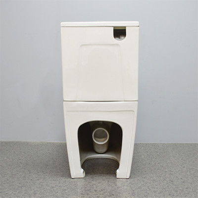 bathroom comfort height toilet floor mounted rimless toilet p-trap back to wall