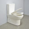 Ceramic dual flush toilet 3/4.5L back to wall two piece toilet close coupled bathroom