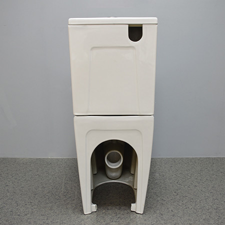 Moderne Keramik Komfort Höhe Toilette weiße Farbe randlose Toilette P-Falle zurück an die Wand Toilette Sanitärkeramik WC WC Toilette Suite