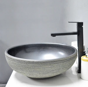 Lavabos de cerámica al por mayor con lavabo de encimera certificado para uso hotelero