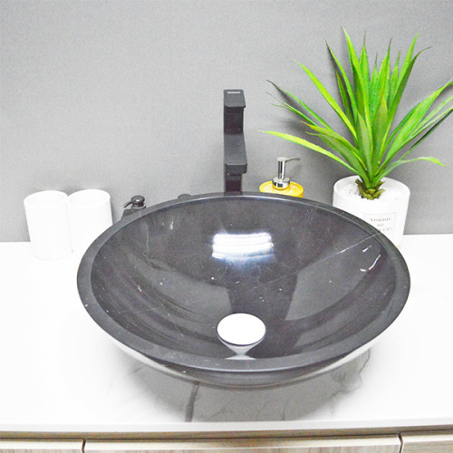 lavabo de encimera de mármol de piedra natural hecho en China precio barato para hotel