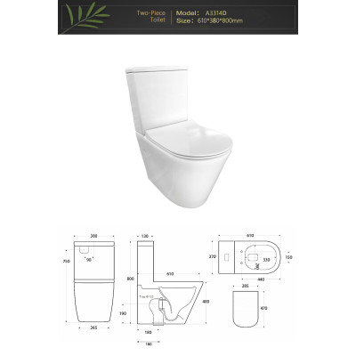 China manufacture ceramic two piece toilet wc cheap sanitary ware for hotel