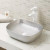 Moderno cuarto de baño rectangular brillante colorido conutertop lavabos de cerámica