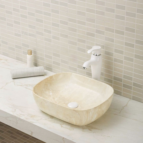 rectangular sanitary ware modern bathroom sink bowl marble wash hand basins