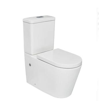 Bathroom wc watermark ceramic rimless two piece toilet wholesale Australia standard