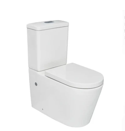 Bathroom wc watermark ceramic rimless two piece toilet wholesale Australia standard