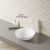 Runde Form verschiedene Farbglasur matte Arbeitsplatte Einbaubecken für Badezimmer
