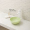 Round shape various color glaze matte countertop Installation basin for bathroom