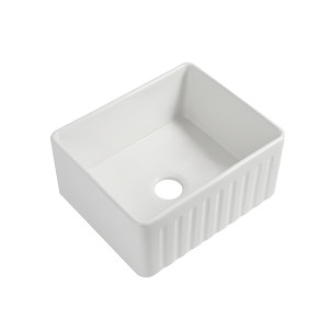 Custom made sink single bowl deep ceramic undermount kitchen sink restaurant hotel