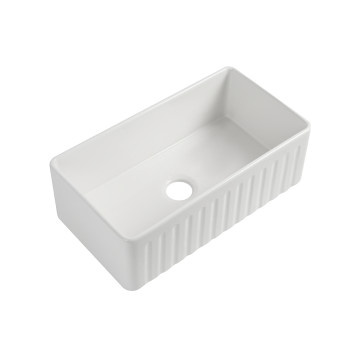 American modern farmhouse apron front under mount ceramic kitchen sink for kitchen