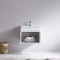 Factory customized wall hung mounted single sink bathroom floating vanity cabinets