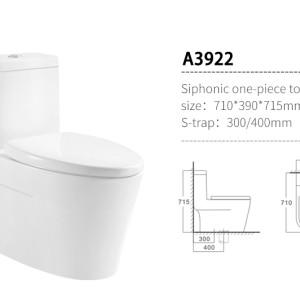 Badezimmer Keramik Sanitärkeramik Toilettenschüssel billig einteilige Inodoro Toilette