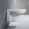 Wall mounted toilet bowl sanitary rimless wc toilet wall hung for European market