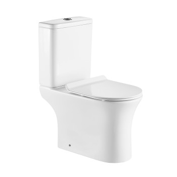 Cheaper western bathroom two piece washdown ceramic closestool toilet sanitary ware