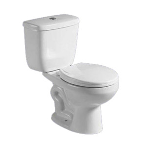 AS1210 Bathroom Sanitary Ware 300mm Strap Siphonic Flush Two Piece Toilet