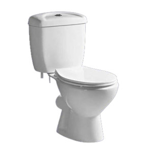 High quality cheap sanitary ware washdown two piece ceramic toilet