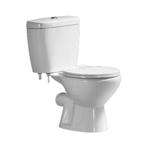 Zweiteilige Toilettensuite P-Falle Paar Schrank Sanitärkeramik Gemeinsames Modell Wasserzeichen