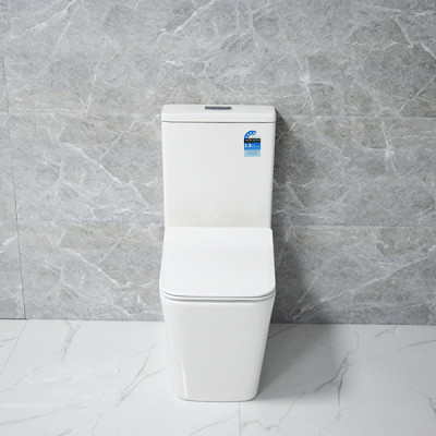 bathroom toilets wholesale New square pan rimless flushing two piece toilet