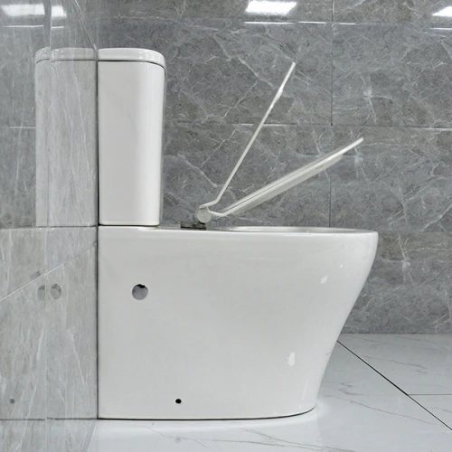 High-Quality OEM/ODM Two Piece Whirlpool Watermark Toilet - Dual Flush Button Design with Geberit