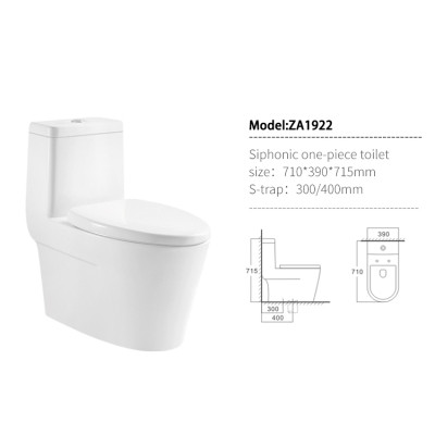 Bathroom ceramic sanitary ware toilet bowl cheap one piece inodoro toilet