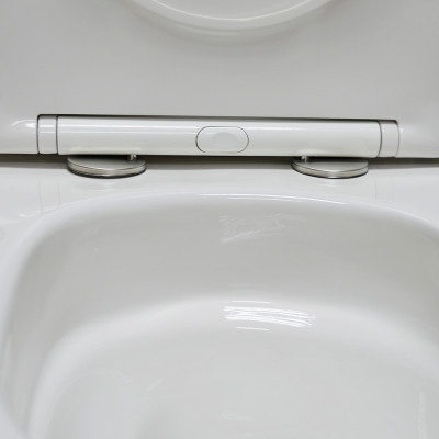 Australian standard sanitary ware back to wall rimless swirl two piece watermark toilet