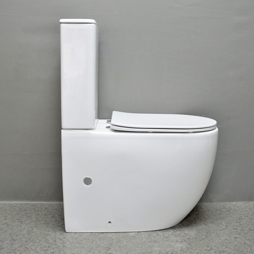 Retrete de cerámica sin rebordes rasante del armario de agua de la filigrana del cuarto de baño de las mercancías sanitarias del remolino