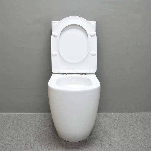 Retrete de cerámica sin rebordes rasante del armario de agua de la filigrana del cuarto de baño de las mercancías sanitarias del remolino