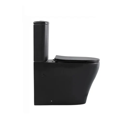 Whirlpool Matte Black Cyclone Flushing Two Piece Toilet Suites Comfort Height Toilet