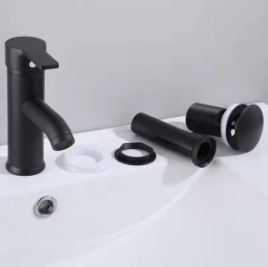 Tocadores modernos con lavabo de cerámica para baño y hotel.