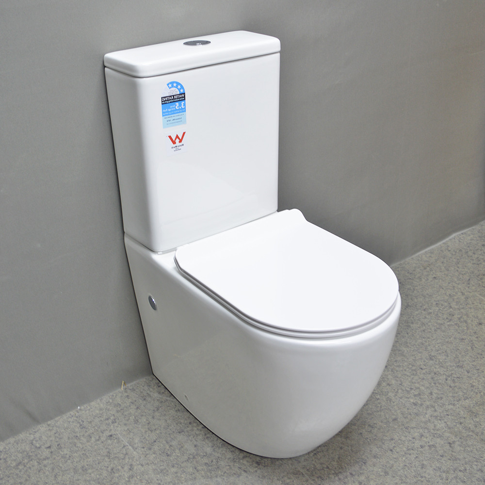 Rimless toilet