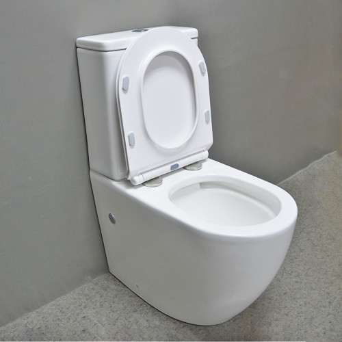 Watermark bathroom two piece wc sanitary ware back to wall floor mounted ceramic bidet complete toilet set