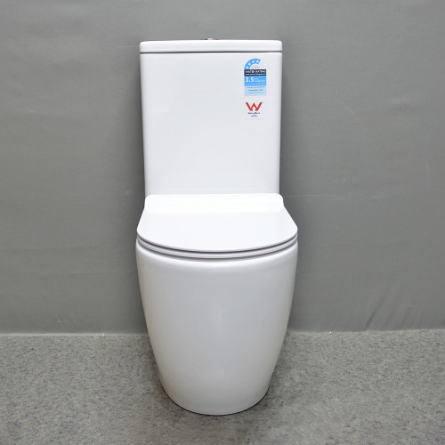 Watermark bathroom two piece wc sanitary ware back to wall floor mounted ceramic bidet complete toilet set