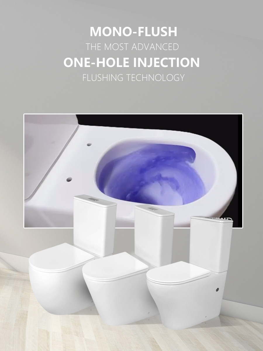 Modern Bathroom Choice Single Hole High Efficiency Toilet