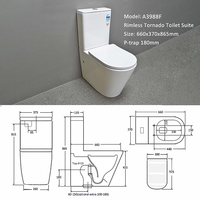 one-hole Tornado Toilet 